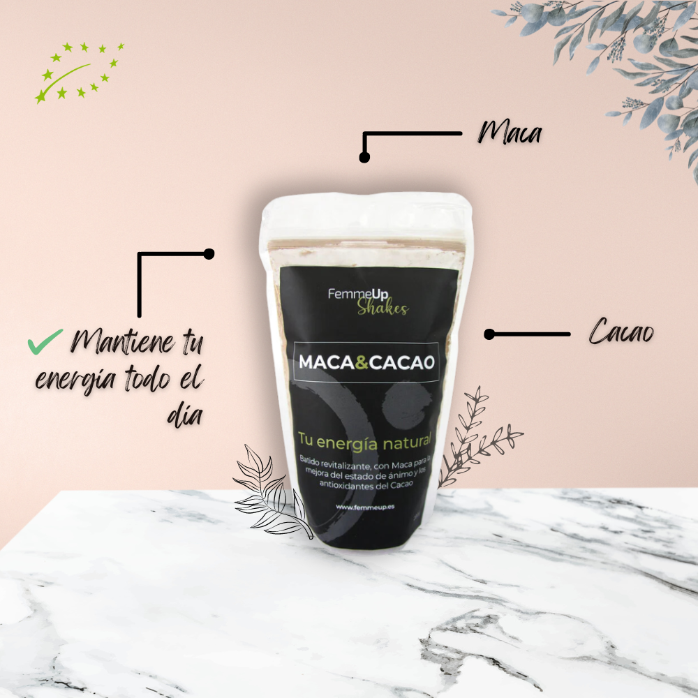 Batut FemmeUp Shake, energia pura i Natural, Proteïna Vegetal ECO