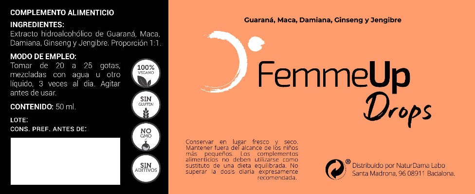 Pack de 2 FemmeUp Cápsulas + 1 FemmeUp Drops